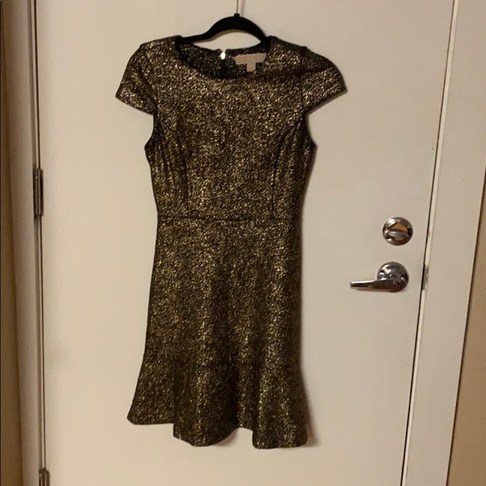 Michael Kors metallic dress